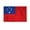 Samoa 4x6 ft Flag, variant on AGAS Samoa Courtesy Flag 12x18 inch Mini Samoa Flag Heavywweight Nylon Double Stitched Brass Grommets Fade Resistant & Vivid Color Samoa Boat Flag Samoan Nautical Flag