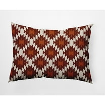 Simply Daisy 14" x 20" Geo Craze Indoor/Outdoor Polyester Throw Pillow, Oak