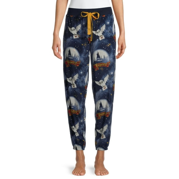 Harry Potter Women's and Women's Plus Plush Pajama Joggers