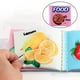 thumbnail image 5 of Libros de tela para bebés Libro de actividades impermeable para cochecitos de bebé y niña comida, 5 of 9