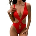 thumbnail image 1 of WEAIXIMIUNG Rashguard Swimsuit Women Women's Plus Size Swimsuits Bathing Suit with Swimwear, 1 of 9