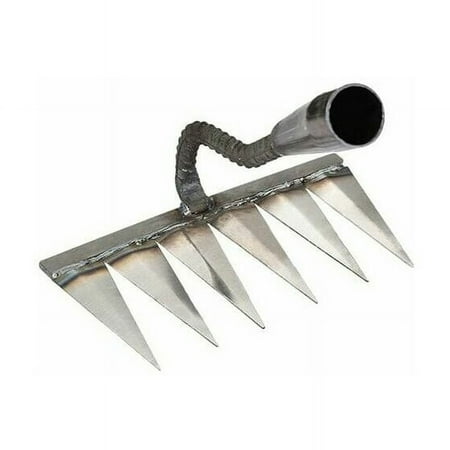 Carbon Steel Weeding Rake Gardening Tool: Heavy Duty 5-Tooth Design For Effective Soil Penetration Easy To Use Garden Weeding Tools For Backyard Lawn Care
