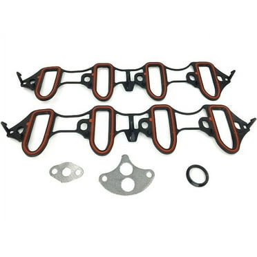 Intake Manifold Gasket Set - Compatible with 2000 - 2014 Chevy Suburban 1500 2001 2002 2003 2004 2005 2006 2007 2008 2009 2010 2011 2012 2013