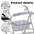 thumbnail image 5 of HELLHERO Masked Ambulance Rollator Seat Cover Backrest Covers Non-Slip Fit Easy Fit Gift Option for Senior, 5 of 7
