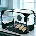 thumbnail image 3 of Mushroom Cultivation Tent, 38" x 20" x 25" Transparent Plastic Grow Chamber with Foldable Frame, Elastic Armholes & 2 Spray Bottles, 3 of 8
