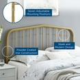 thumbnail image 4 of Modway Lennon Full Metal Headboard in Gold, 4 of 8