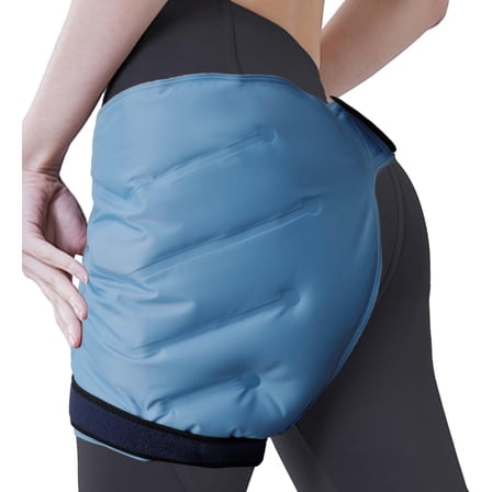 King Mills Extra Large XXL Hip Replacement Recovery Aids, Plus Size Reusable Ice Bursitis Wrap for Inflammation & Swelling Relief, Post Hip Surgery Must Haves