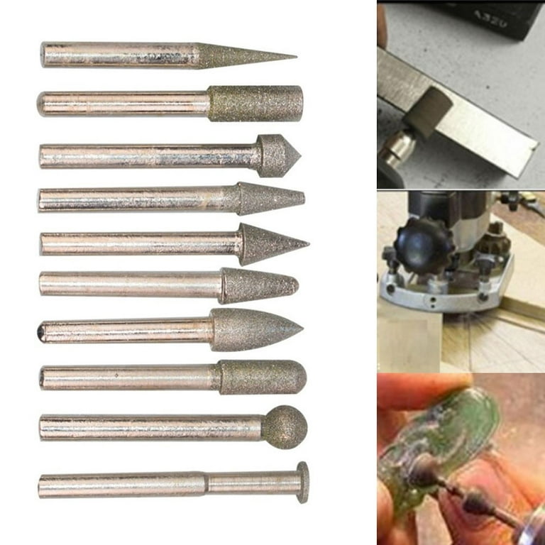 Oval Jade Carving Tools Diamond Grinding Drill Bits Jadeite - Temu