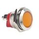 thumbnail image 2 of Indicador LED de 0,6 pulgadas Luz de señal brillante Base ignífuga IP66 impermeable Universal (amarillo) VoborMX herramienta, 2 of 8