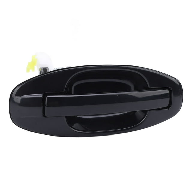 Poignée de Porte Extérieure, Élégante Poignée de Porte Extérieure Noire, Construction en Plastique Robuste Prise Confortable Résistant à l'Abrasion, Poignée de Porte Extérieure pour Santa Fe 2001-2006, Facile à