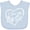 Blue, variant on Inktastic I Love My Big Sis in White Chalk Heart Boys or Girls Baby Bib