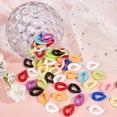 thumbnail image 4 of 200 pcs Acrylic Linking Rings 10 Colors Quick Link Connectors for Earring Necklace Jewelry Eyeglass Chain DIY Craft Making, 4 of 9