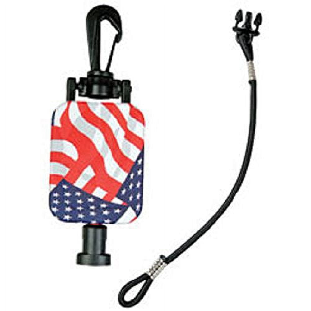 HammerHead Industries RT24212 Stars and Stripes Retractable CB Microphone Keeper