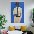 thumbnail image 6 of Amy Sherald-The Beauty of Change( A Happy Man) Print Photo Art Painting Canvas Poster Home Decorative Bedroom Modern Decor Posters Gifts 12x18inch(30x45cm), 6 of 6
