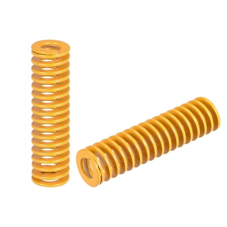 

Uxcell Die Spring 14mm OD 55mm Length 2 Pack Stamping Light Load Compression Yellow