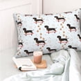 thumbnail image 4 of Fotbe Dachshund On A Skateboard Funda de Almohada Decorativa Estilo Occidental, Lujo en Algodón, Fundas para Almohadas King, Cojín Estampado para Decoración del Hogar-20"x30", 4 of 6