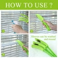 thumbnail image 3 of Heldig Window Blind Cleaner Duster Brush with 5 Microfiber Sleeves - Blind Cleaner Tools for Window Shutters Blind Air Conditioner Jalousie Dust, 3 of 7
