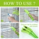 thumbnail image 3 of Cepillo limpiador de persianas para ventanas con 5 fundas de microfibra - Herramientas de limpieza de persianas para persianas de ventanas Aire acondicionado ciego Polvo de persianas Ormromra HMHZ433-2, 3 of 7
