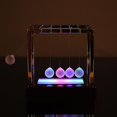 thumbnail image 4 of Newtons Cradle Led Light Up Kinetic Energy Home Office Ciencia Juguetes Decoración para el hogar, 4 of 4