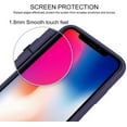thumbnail image 4 of Silicone Case Compatible with iPhone 7/8/ SE2, Adjustable Crossbody Necklace, Lanyard Neck Strap Protective Case Cover (Navy Blue, iPhone 7/8/ SE2020), 4 of 13