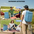 thumbnail image 4 of Travel Cooler Bag - Blue Dachshunds Dog Camping Beer Cooler Backpack with Bottle Opener- Waterproof Insulated Picnic Backpacks - Cooler Bag for Beach, 4 of 6