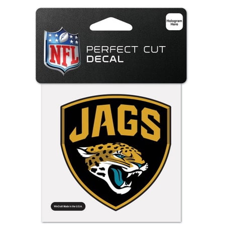 Jacksonville Jaguars Shield Logo Perfect Cut Decals 4 X 4