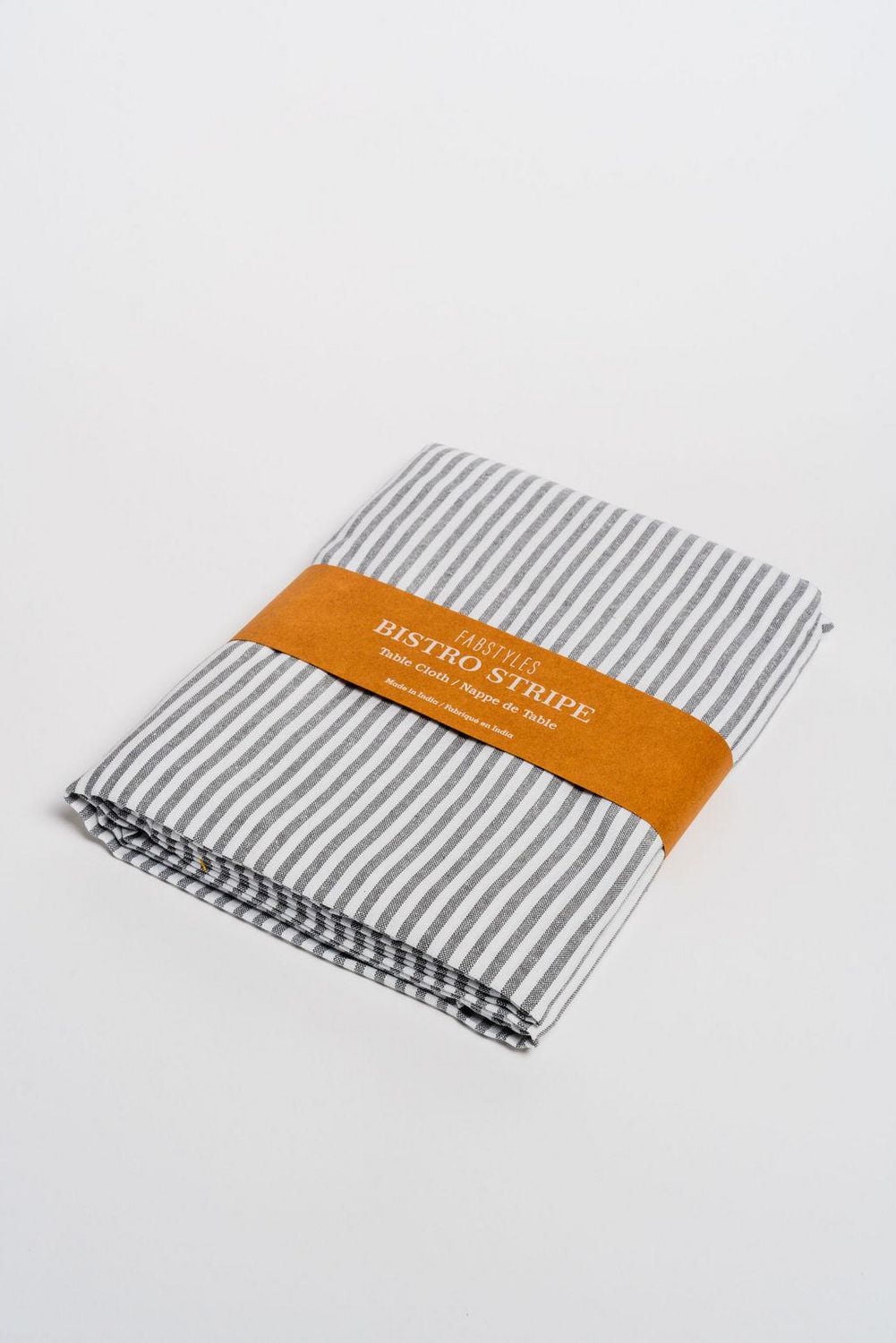 Nappe à rayures bistrot 100 % coton Fabstyles