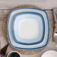 thumbnail image 5 of Noritake Colorscapes Layers Sky Set of 4 Square Dinner Plates, 5 of 7