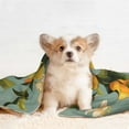 thumbnail image 4 of Pofeuu Retro Warm Lemon Flower Print Puppy Blanket,Dog Blankets,Pet Blanket Cozy Cat Blankets for Indoor Cats, Fuzzy Pet Blanket for Kitten Doggy Dog Blankets-Small, 4 of 8