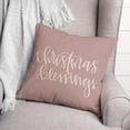 thumbnail image 3 of Creative Products Christmas Blessings Script 18x18 Spun Poly Pillow, 3 of 3
