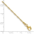 thumbnail image 5 of Sterling Silver Gold-Tone 1.65Mm Paperclip Link 16In W/2In Ext Necklace (Width 1.65) (Length 18) - Jbsp, 5 of 5