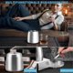 thumbnail image 5 of Ash Tray,Large Outdoor Ashtray with Lid,Ashtray for Outside Patio,Stainless Steel Windproof Smokeless Ash Tray, 5 of 5