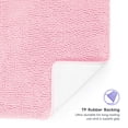 thumbnail image 3 of Tafts Ultra Soft Luxury Bath Mat, Bathroom Rugs, Chenille Microfiber, Absorbent Non-Slip Machine Washable, Bathroom Decor, Super Plush Bath Mats for Bathroom, Shower & Tub, Light Pink, 3 of 3