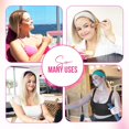 thumbnail image 4 of ORUYROP Yoga Headbands (10 Pack) Soft Stretchy Elastic Cotton Multi-Function Sports Hair Band Wraps, 4 of 7