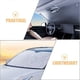 thumbnail image 2 of Car Windshield Sunshade Car Window Sun Shade Front Windshield Shade Suction Cup Auto Sunshade, 2 of 3
