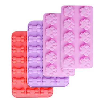 

One B Of Non-stick (Puppy Silicone Silicone Food Set 4PCS) Cake Mould