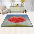 thumbnail image 2 of SKYSONIC Tree of Lov Non-Slip Area Rug, Valentines Day Floor Carpet Comfort Floor Mats Decor for Indoor Front Porch Living Room Bedroom Kitchen, 36"x24", 2 of 5