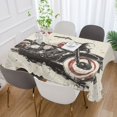 thumbnail image 5 of YAZAOO Square Tablecloth Route 66 Motorcycle Pattern Tableclothes, 5 of 9