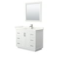 thumbnail image 2 of Wyndham Collection Wcf292942s-Qtz-Unsm34 Miranda 42" Free Standing Single Basin Vanity Set, 2 of 7
