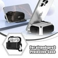 thumbnail image 6 of Wireless Earbuds Case with Anti Magnetic Structure for Easy Opening Removable Charging Port Cover for Dust Protection Carabiner, 6 of 9