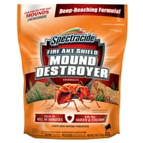 Spectracide Fire Ant Shield Mound Destroyer Granules, Kills the Queen and Colony, 3.5 lb