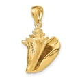 thumbnail image 5 of 10K 3-D Conch Shell Charm, 5 of 5