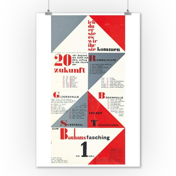 Bauhaus Fasching Vintage Poster Artist Ehrlich Germany C 1930 9x12 Art Print Wall Decor Travel Poster Walmart Com Walmart Com
