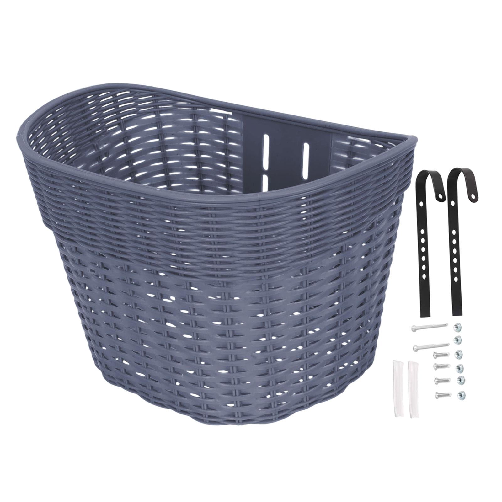 funtasica Front Kids Bike Basket Easy to Install Universal Sturdy Convenient Weatherproof Bike Accessories Kids Bicycle Tricycle Basket