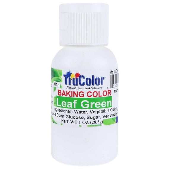 TruColor Natural Liquid Baking Color, 1 Ounce Leaf Green