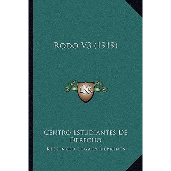 Rodo V3 (1919) Paperback
