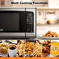 thumbnail image 2 of Willz WLCMJ412S2BCSCAF10 3-in-1 Countertop Microwave Oven with Convection, 6 Pre-Programmed Cooking Settings, 12.8" Turntable, Air Fry Kit Included, 1.3 Cu.Ft, 1000W, cu ft, Stainless Steel, 2 of 5