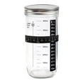 thumbnail image 2 of YAOMOBB Sourdough Starter Jar with Lid 750ML Sourdough Starter Glass Jar Lid Precise Scale Food Grade Large Capacity Bread Fermentation Sealed Can Container, 2 of 5