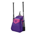thumbnail image 2 of Louisville Slugger Genuine V2 Baseball/Softball Bat Bag - Holds up to 2 Bats, Purple, 2 of 6