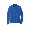thumbnail image 3 of MERCER+METTLE Unisex Stretch Quarter Zip Pullover | Mock Neck Sweatshirt for Men & Women, Lightweight 1/4 Zip for Work - Blue Note XL, 3 of 4